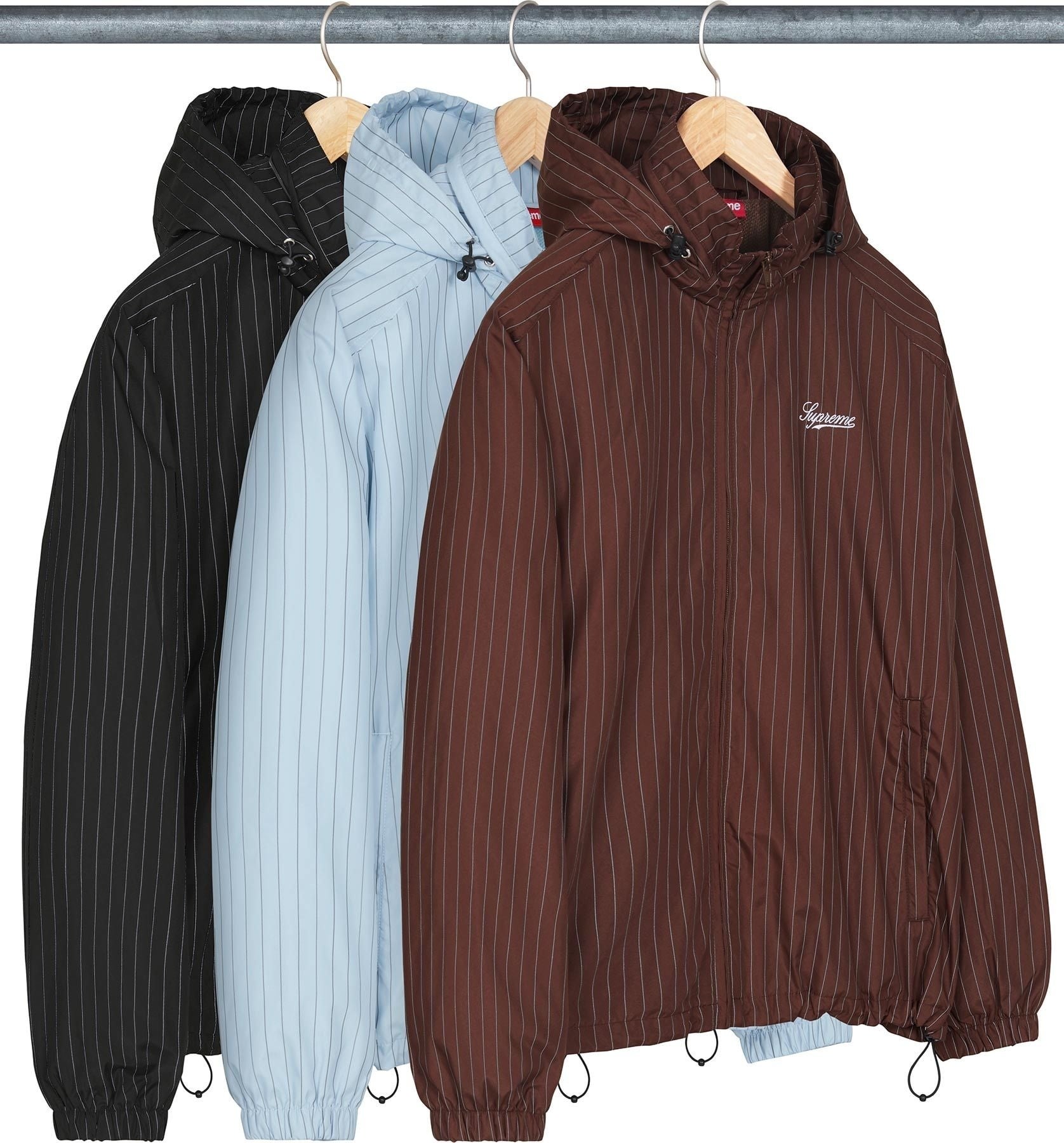 Reflective Pinstripe Track Jacket